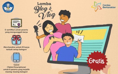 KEMENDIKBUD GELAR LOMBA BLOG DAN VLOG BERTEMA PEMBELAJARAN DI MASA PANDEMI COVID-19