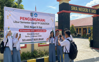 PENGUMUMAN: Jadwal Libur Semester Ganjil dan Awal Pembelajaran Semester Genap TP 2025/2026 SMA Negeri 6 Sigi