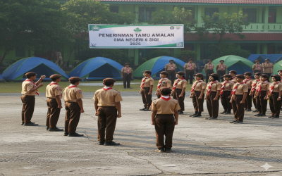 Penerimaan Tamu Ambalan 2025: Membangun Semangat Kepramukaan di SMA Negeri 6 Sigi